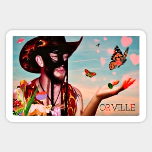 Cowboy and Butterlies Sticker